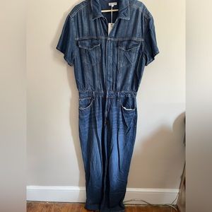 Jeans Boyfriend By Good American In Blue Denim, Size: 14